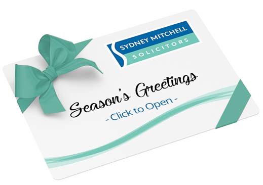Merry Christmas from all at Sydney Mitchell LLP